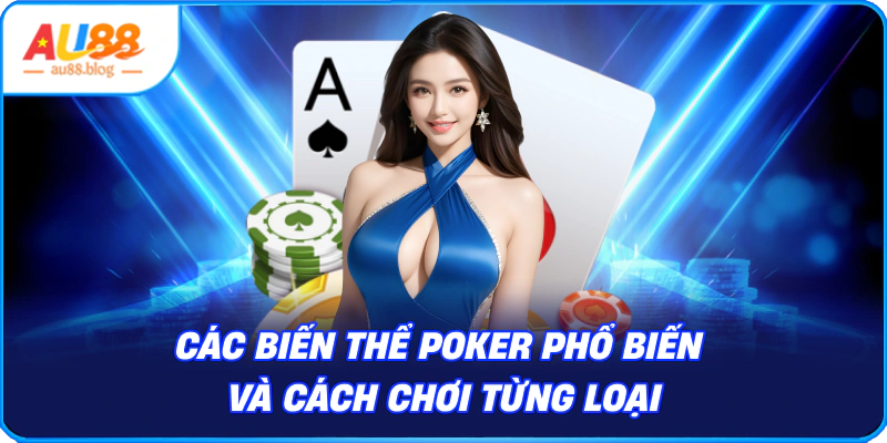 Cách Chơi Poker - Hướng Dẫn Chi Tiết Cho Người Mới Các biến thể Poker phổ biến